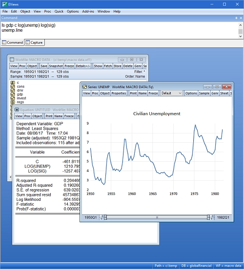 EViews - Programming Capabilities